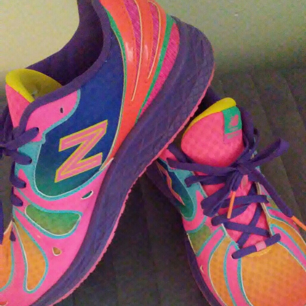 Rainbow New Balance Big Kids